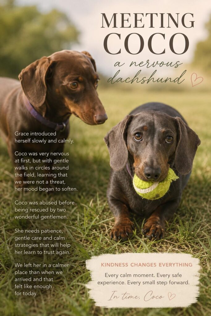 Meeting Coco, the Nervous Dachshund, Today 🤍 whatsapp image 2026 05 19 at 14.43.51